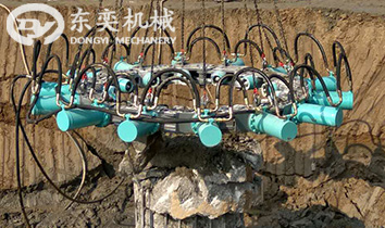 專業(yè)截除預制水泥樁頭現(xiàn)場 BYMK180S截樁機